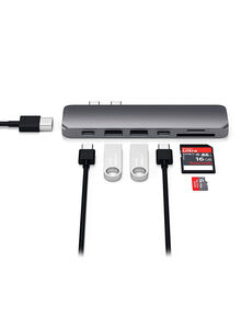 SATECHI Aluminum Type-C Pro Hub Adapter With 4K HDMI Space Grey