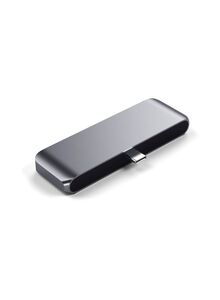 SATECHI Aluminum Type-C Mobile Pro Hub For iPad And Type-C Smartphones ,Tablets Space Grey