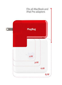 twelve south PlugBug Duo For Macbook Red