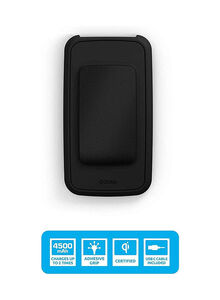 Zens 4500 mAh Dual Wireless Powerbank Charger 5W Black