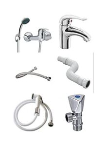 Generic Complete Bathroom Accessories For New Bathrooms In The House Silver 6cm