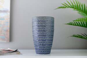 Pan Home Raquel Decor Vase Blue D20x30cm