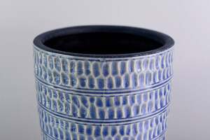 Pan Home Raquel Decor Vase Blue D20x30cm