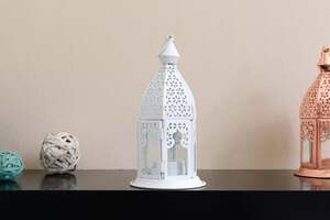 Pan Home Altamont Lantern 9x9x19cm-white