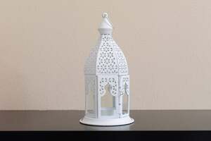 Pan Home Altamont Lantern 9x9x19cm-white