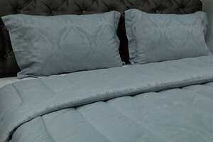 Pan Home Arish 3pcs Comforter Set Bluish Silver 160x220cm