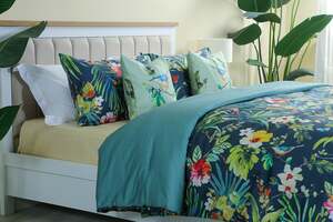 Pan Home Maren 5pcs Comforter Set Blue 240x260cm