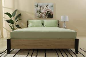 Pan Home Basic Flat Sheet Green 170x260cm