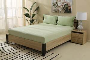 Pan Home Basic Flat Sheet Green 170x260cm