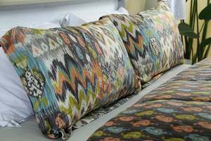 Pan Home Ikat 3pcs Comforter Set Multi 260x260cm