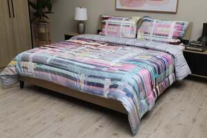 Pan Home Iris 3pcs Comforter Set Multi 260x260cm