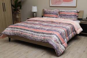 Pan Home Fancy 3pcs Comforter Set Multi 260x260cm