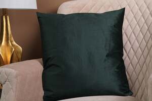 Pan Home Proxima Velvet Filled Cushion Dark Green 50x50cm