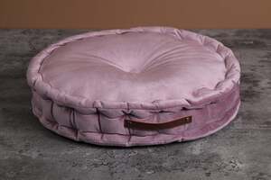 Pan Home Eminence Round Floor Cushion Lilac D45cm