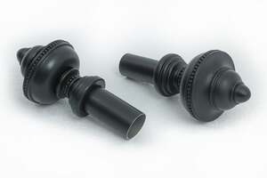 Pan Home Eunika S/2 Finial 22/25mm Black