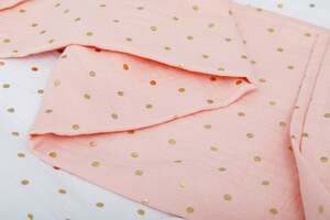 Pan Home Muslin Chic Swaddle Pink 120x120cm