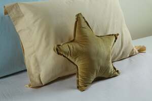 Pan Home Star Filled Cushion Yellow 43x43cm