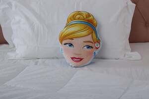 Pan Home Princess Filled Cushion W/light Multi 38cm