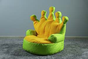 Pan Home Crown Bean Bag Yellow Green 65x70x70cm