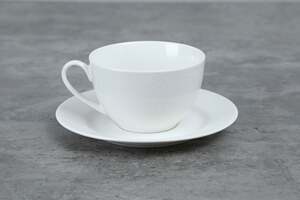 Pan Home Paisley Tea Cup and Saucer White 220ml