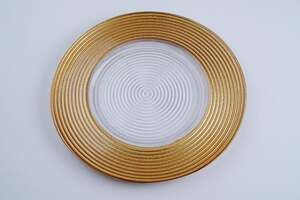 Pan Home Stuva Charger Plate Gold D33cm