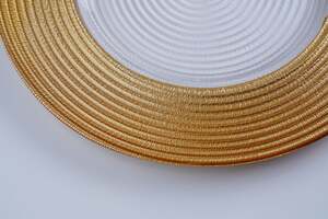 Pan Home Stuva Charger Plate Gold D33cm