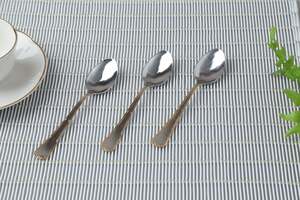 Pan Home Exquisite S/3 Tea Spoon Silver and Gold