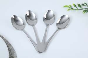 Pan Home Tew S/4 Dinner Spoon Chrome