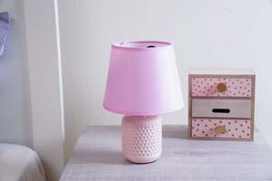 Pan Home Quifi E14 Table Lamp D9x18 - Pink
