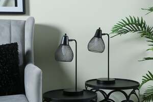 Pan Home Ghezzi 2-pieces E14 Table Lamp 23x45cm-black