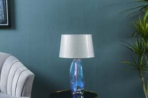 Pan Home Deylan Table Lamp Iridescent/silver H54cm