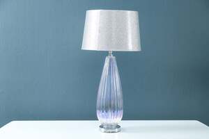 Pan Home Deylan Table Lamp Iridescent/silver H66cm