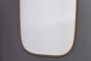 Pan Home Colne Wall Mirror Gold 34x82cm