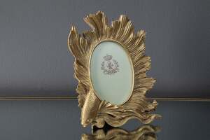 Pan Home Medusa Fish Photo Frame 4x6 Inch Gold 19x3x26cm