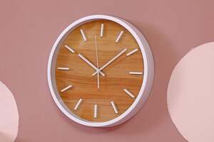 Pan Home Dovis Wall Clock D35cm-white