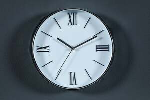 Pan Home Aiden Wall Clock Silver D30x4cm