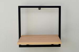 Pan Home Cradia Square Metal Shelf Natural 35x20x35cm