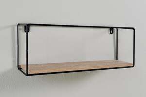 Pan Home Dranad Rectangular Metal Shelf Natural 40x10x15cm