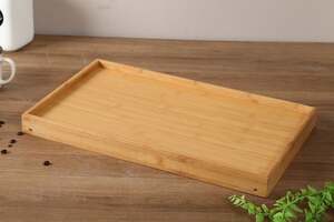 Pan Home Bamboo Foldable Tray Natural 50x30x21cm