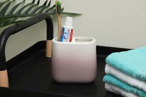 Pan Home Damla Toothbrush Holder Pink