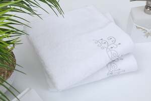Pan Home Aleyna Hand Towel White 50x100cm 500gsm