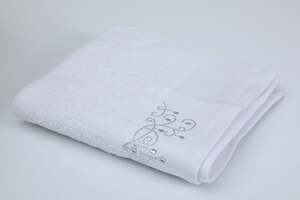 Pan Home Aleyna Hand Towel White 50x100cm 500gsm