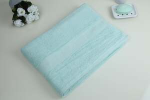 Pan Home Simona Bath Sheet Aqua 90x190cm 400gsm