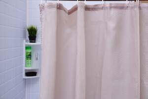 Pan Home Lazlo Shower Curtain Beige 180x180cm