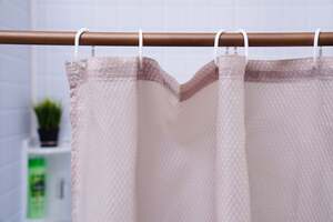 Pan Home Lazlo Shower Curtain Beige 180x180cm