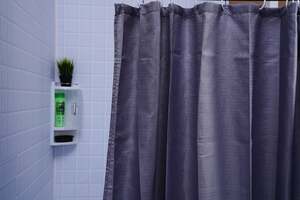 Pan Home Fitz Shower Curtain Grey 180x180cm