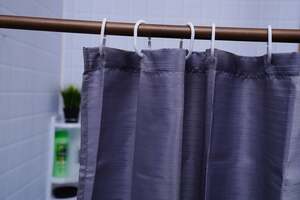 Pan Home Fitz Shower Curtain Grey 180x180cm