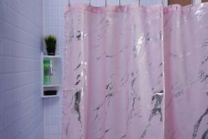 Pan Home Knox Shower Curtain Pink 180x180cm