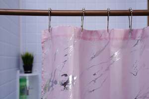 Pan Home Knox Shower Curtain Pink 180x180cm