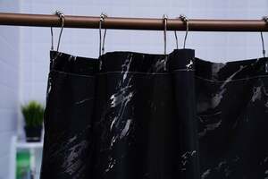 Pan Home Knox Shower Curtain Black 180x180cm
